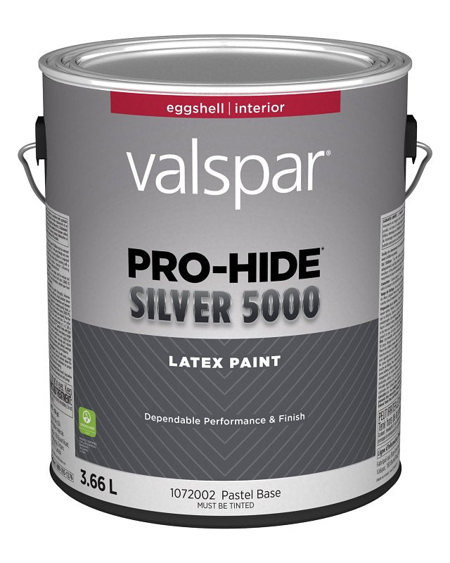 Pro-Hide Silver 5000 029.1072002.007 Interior Paint, Eggshell, Pastel, 1 gal, 37 sq-m Coverage Area