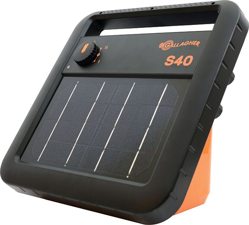 Gallagher G345404 Solar Fence Energizer, 0.26 J Output Energy, 30 acre (Typical), 80 acre (Clean) Fence Distance