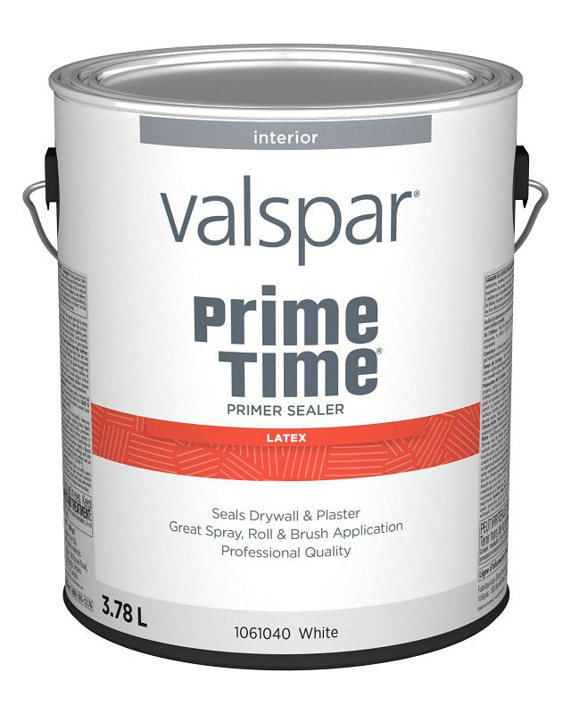 Valspar Prime Time 029.1061040.007 Interior Primer Sealer, White, 1 gal