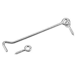 143XV 8IN 1/PK GATE HOOK & EYE