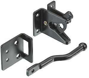 3012FBR BLACK GATE LATCH