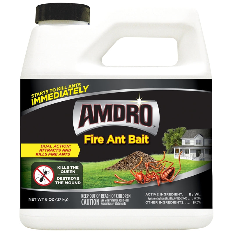 Amdro 100099058 Fire Ant Bait, Granular, 6 oz Bottle