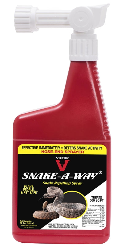 Victor Snake-A-Way VP364HE Hose-End Spray, Repels: Venomous and Non-Venomous Snake