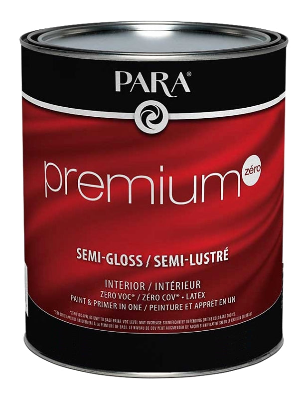 Para Premium Series 9034-14 Interior Paint, Solvent, Water, Semi-Gloss, Pastel, 1 qt, 450 to 500 sq-ft Coverage Area