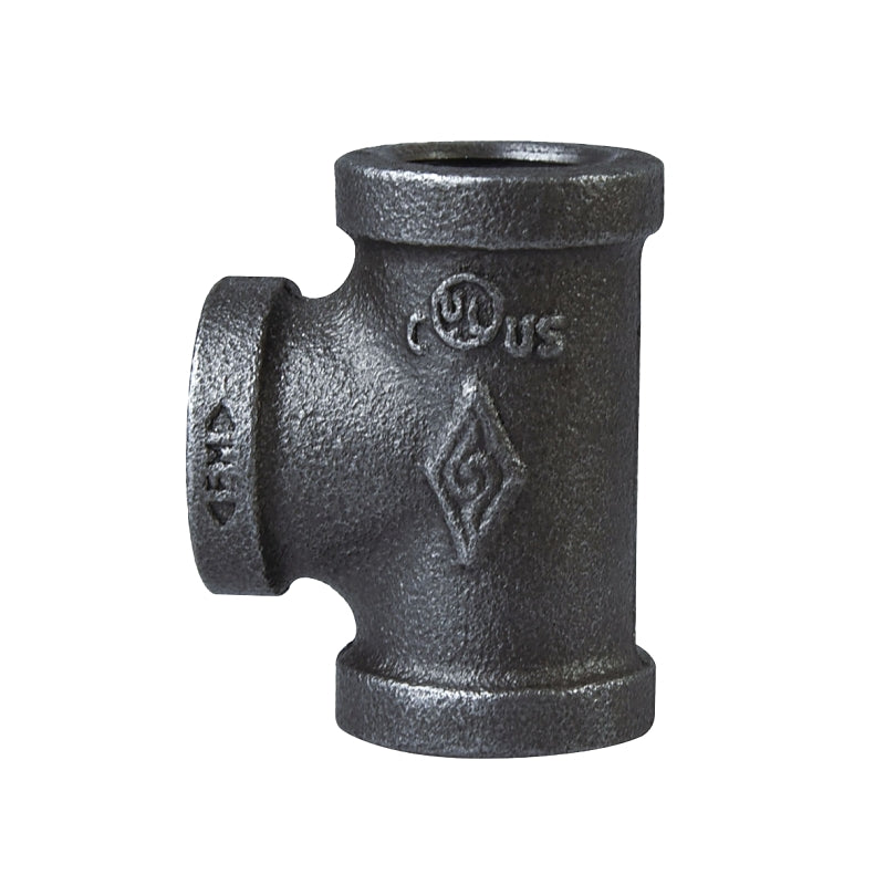 Prosource 11A-3/4B Pipe Tee, 3/4 in, Threaded, Malleable Iron, SCH 40 Schedule, 300 PSI Pressure