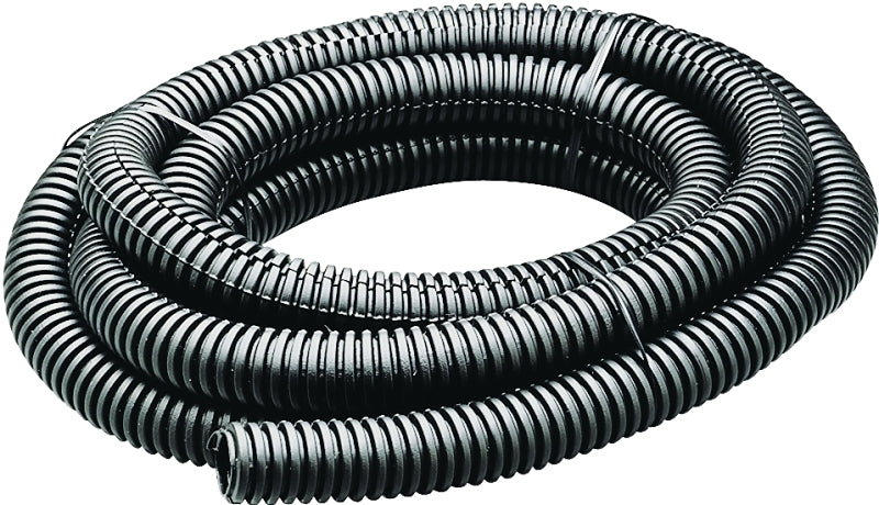 GB FLX-5007T Split Tubing, 1/2 in Dia, 7 ft L, Polypropylene, Black