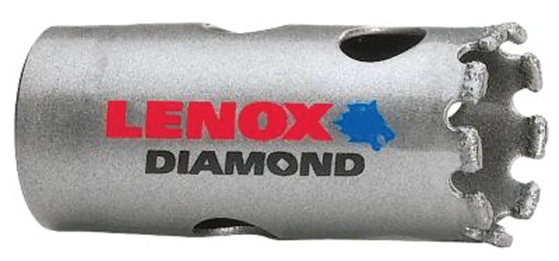 Lenox 12113 Hole Saw, 7/8 in Dia, 1-5/8 in D Cutting, Diamond Cutting Edge