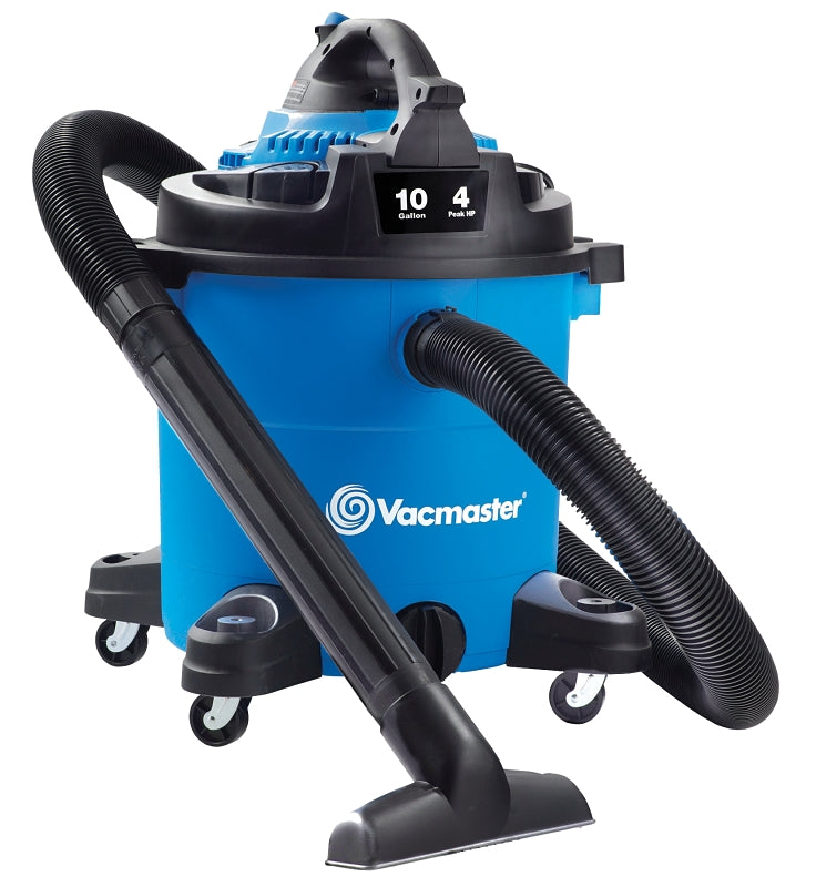 Vacmaster Professional VBVA1010PF Vacuum Cleaner, 10 gal Vacuum, 106 cfm Air, Standard Cartridge Filter, 4 hp