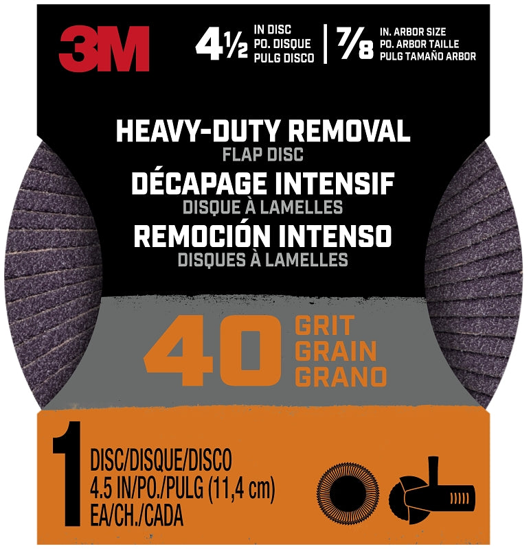 DISC FLAP HVY DUTY 4.5IN 40GRT