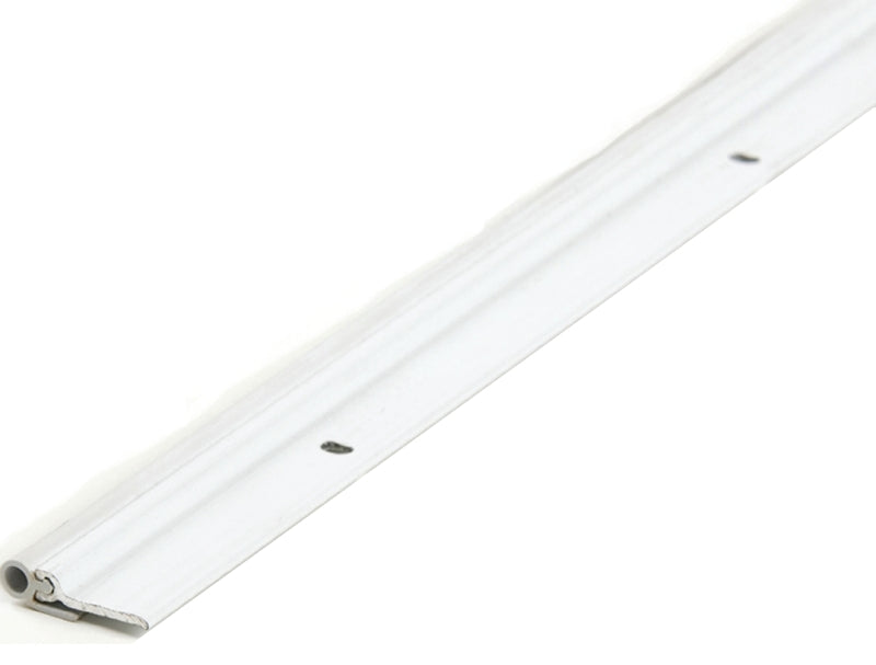 M-D 69938 Jamb Weatherstrip Kit, 7/8 in W, 1/4 in Thick, Aluminum/Vinyl, White