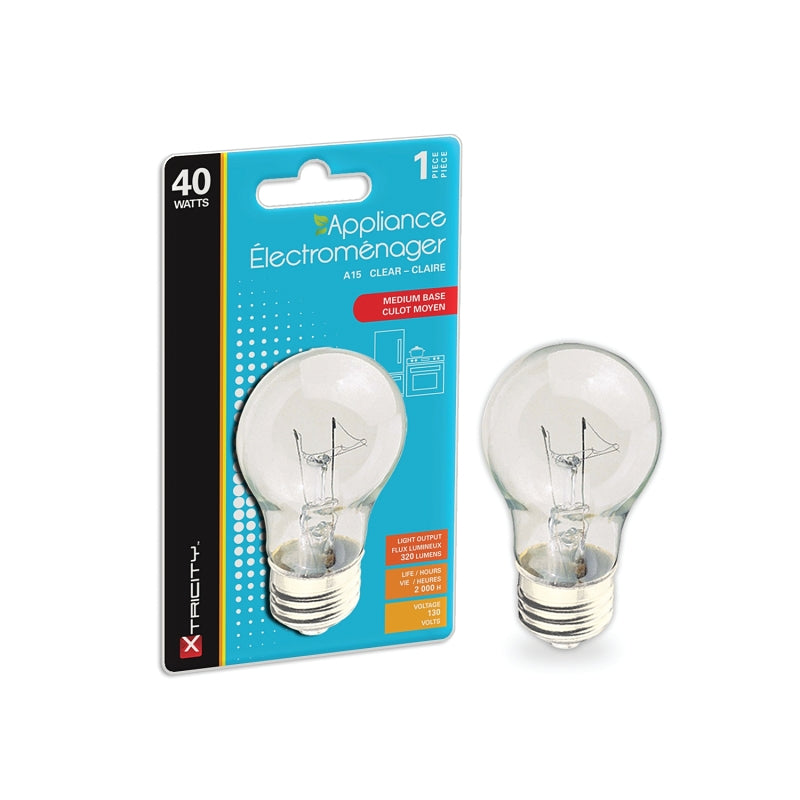 1-63041 BULB APPL 40W A15CLEAR