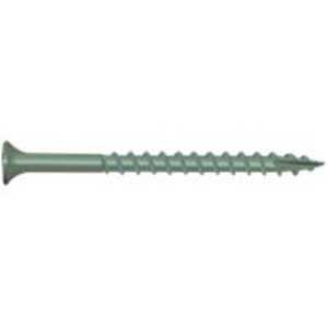 Camo 0341104 Deck Screw, #8 Thread, 1-5/8 in L, Bugle Head, Star Drive, Type 17 Slash Point, Carbon Steel