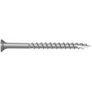 Camo 0348154S Deck Screw, #10 Thread, 2-1/2 in L, Bugle Head, Star Drive, Type 17 Slash Point, Stainless Steel