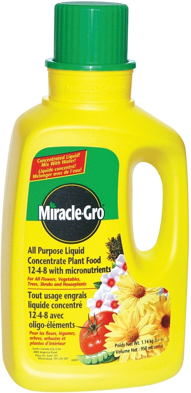 Miracle-Gro 110051 Plant Food, 32 fl-oz Bottle, Liquid