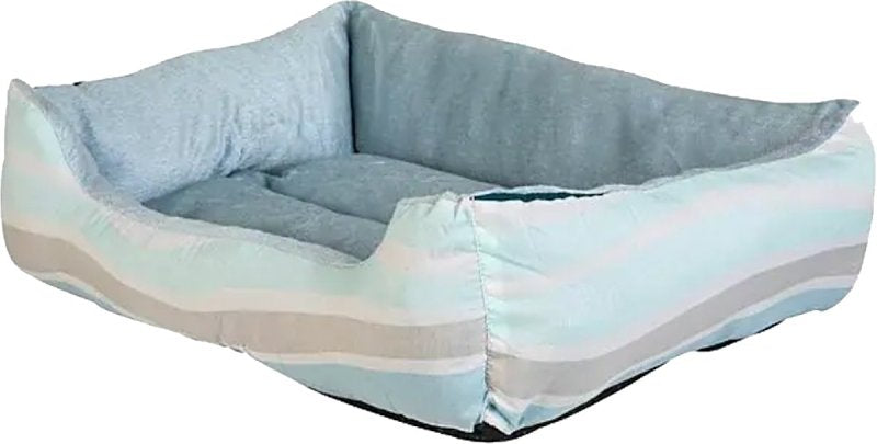 Petmate 81158 Cuddler Compressed Bed, 20 in L, 15 in W, Poly Fill, Plush Cover, Gray