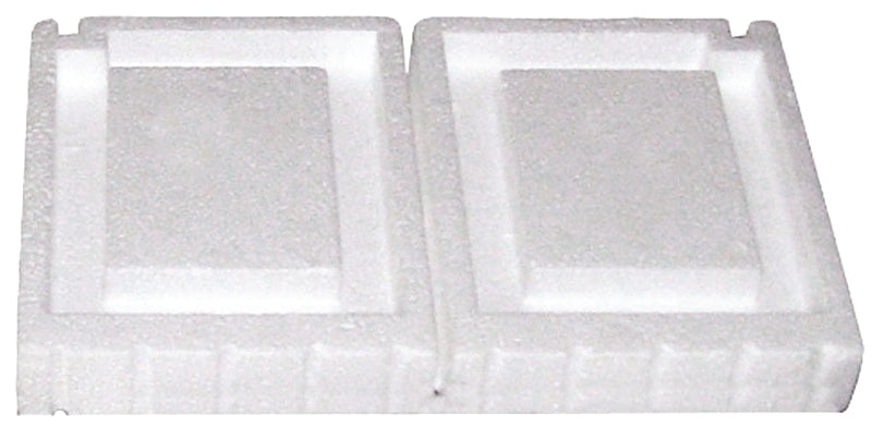 GIBRALTAR INDUSTRIES DVBP Vent Block Foam Plug, Foam, For: Lawrence, Vent-Air, Norwesco Vents