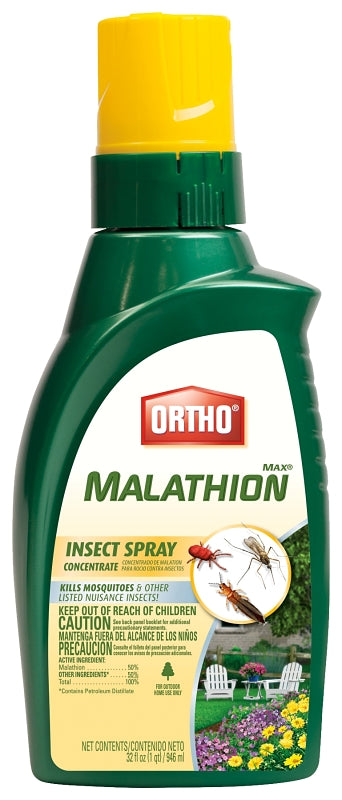 Ortho MAX 0 0166610 Insect Killer, Liquid, Spray Application, Outdoor, 32 oz Bottle