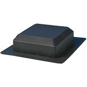 Duraflo 60PRO50BL Roof Vent, 18.18 in OAW, 50 sq-in Net Free Ventilating Area, Polypropylene, Black