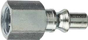 Tru-Flate 12-335 Plug, 1/4 in, FNPT, Steel