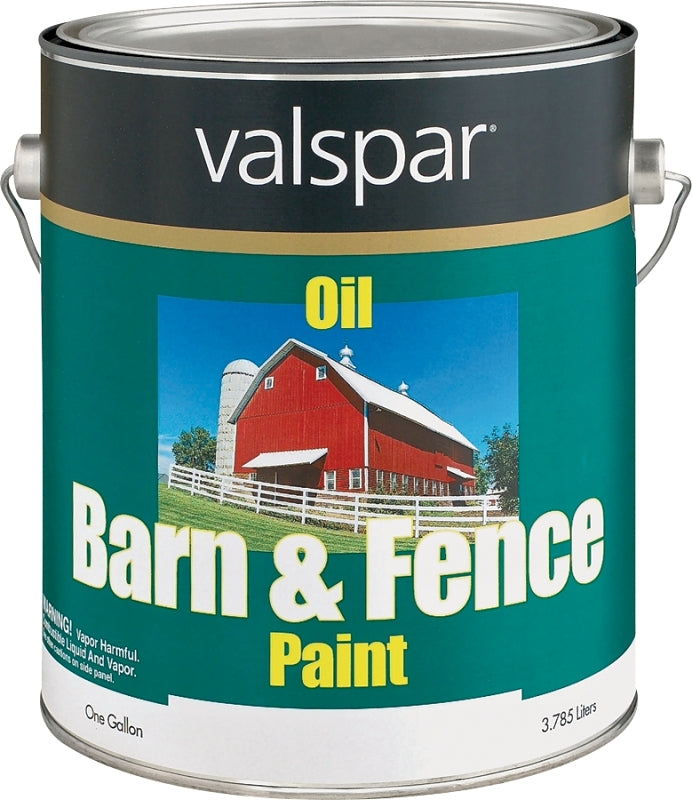 Valspar 018.2121-11.007 Barn and Fence Paint, Red, 1 gal