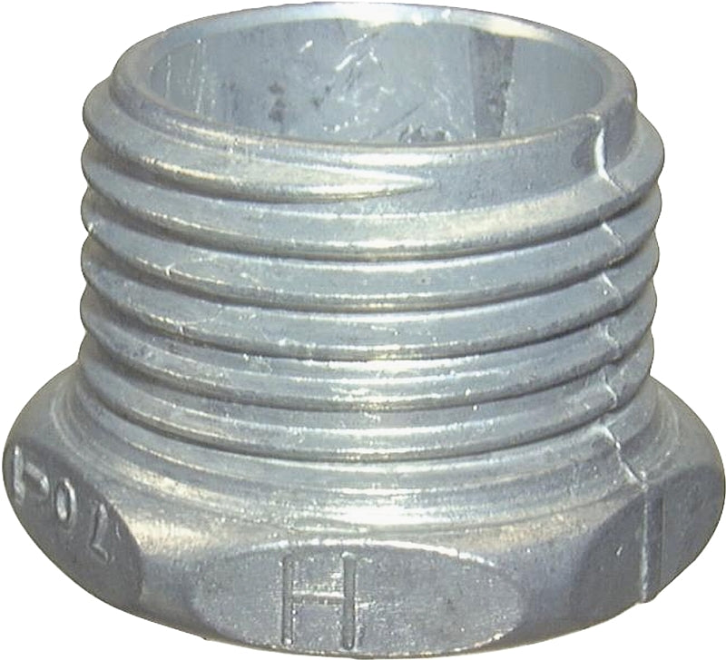 Halex 07012 Conduit Chase Nipple, Zinc