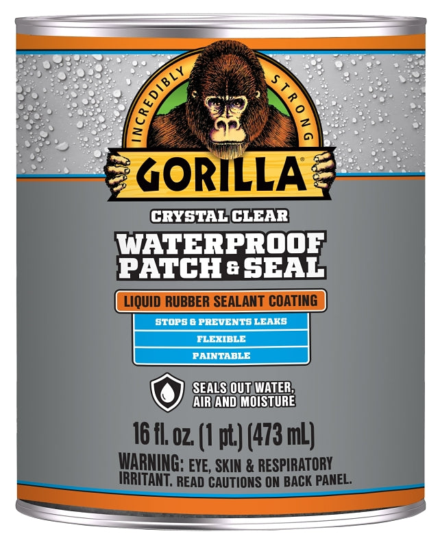 Gorilla 105367 Rubberized Spray Coating, Waterproof, Clear, 16 oz