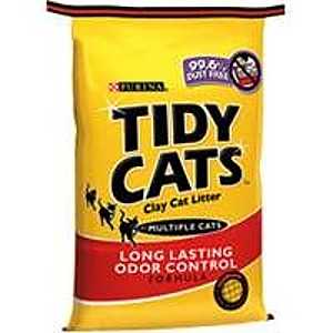 Tidy Cats 7023010711 Cat Litter, 10 lb Capacity, Gray/Tan, Granular Bag