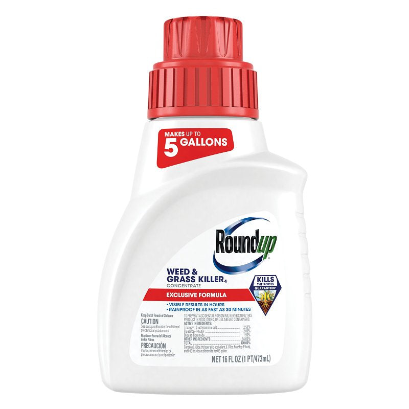 Roundup 5376712 Weed and Grass Killer, Liquid, 16 oz