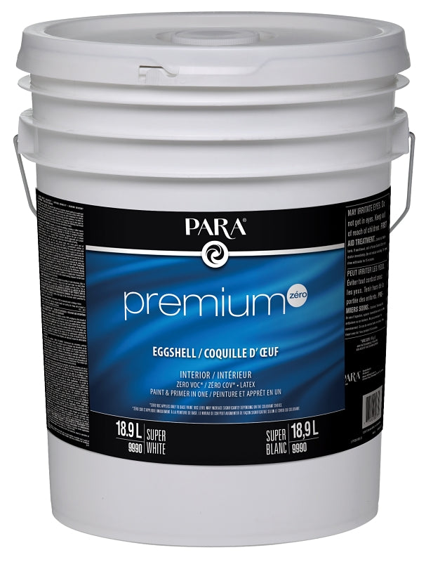 Para Premium Series 9994-20 Interior Paint, Solvent, Water, Eggshell, Pastel, 5 gal, Pail