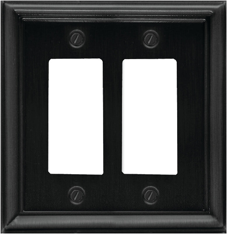 2-204RR WALLPLATE DBL-R PEWTER