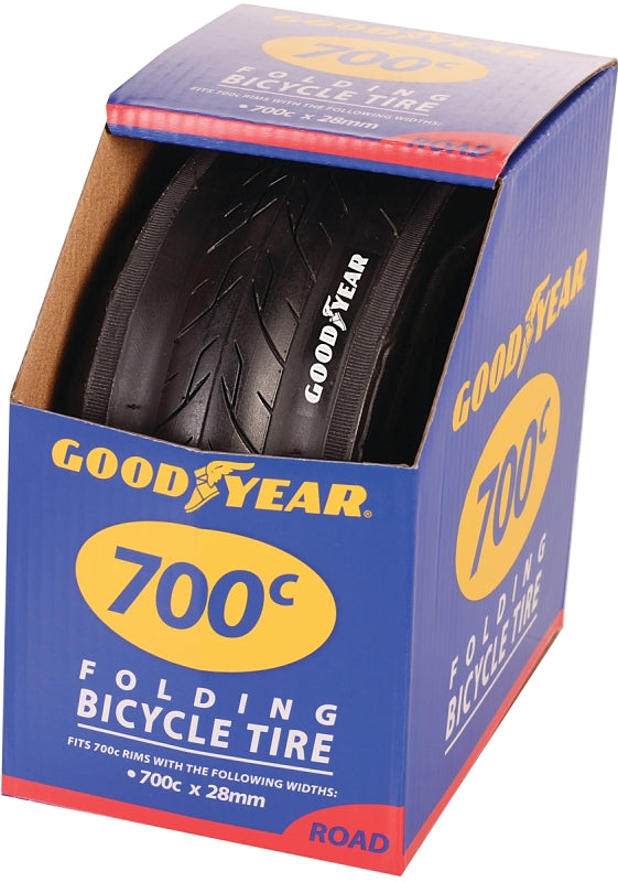 Kent 91064 Road Tire, Folding, Black, For: 700c x 28 mm Rim