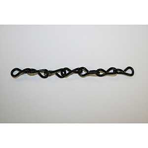 Ben-Mor 51140 Single Jack Chain, #14, 190 ft L, Steel, Black Polycoat, 16 lb Working Load