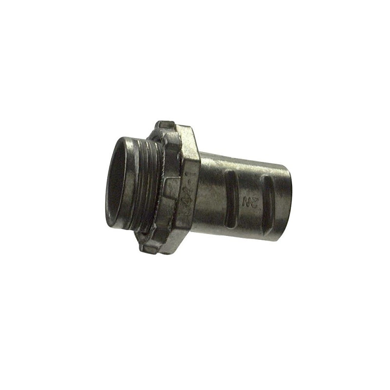 Halex 04403B Conduit Connector, 3/8 in Screw, Zinc