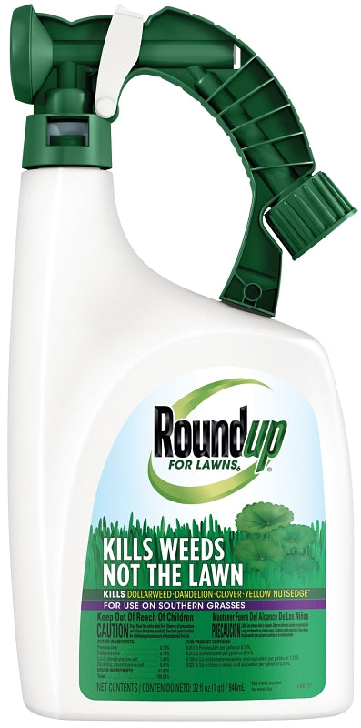 Roundup 5012408 Weed Killer, Liquid, Spray Application, 32 oz Bottle