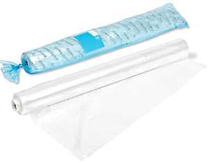 Polytarp 01-0464 Light-Duty Polyfilm, 50 ft L, 10 ft W, Polyethylene, Clear