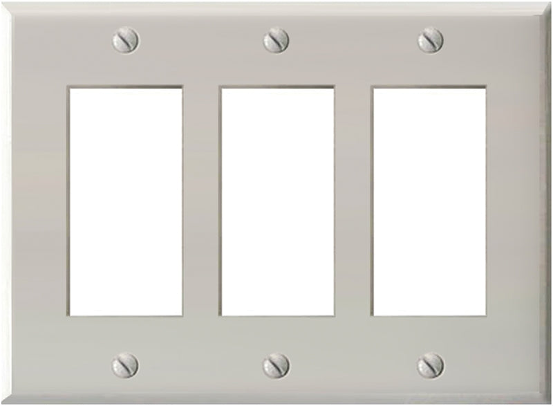 2-164RRR WALLPLATE TRI-ROC WHT