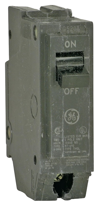 GE Industrial Solutions THQL1150 Feeder Circuit Breaker, Type THQL, 50 A, 1 -Pole, 120/240 V, Plug Mounting