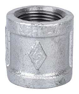 ProSource 21-3/4G Pipe Coupling, 3/4 in, Threaded, Malleable Steel, SCH 40 Schedule, 300 psi Pressure