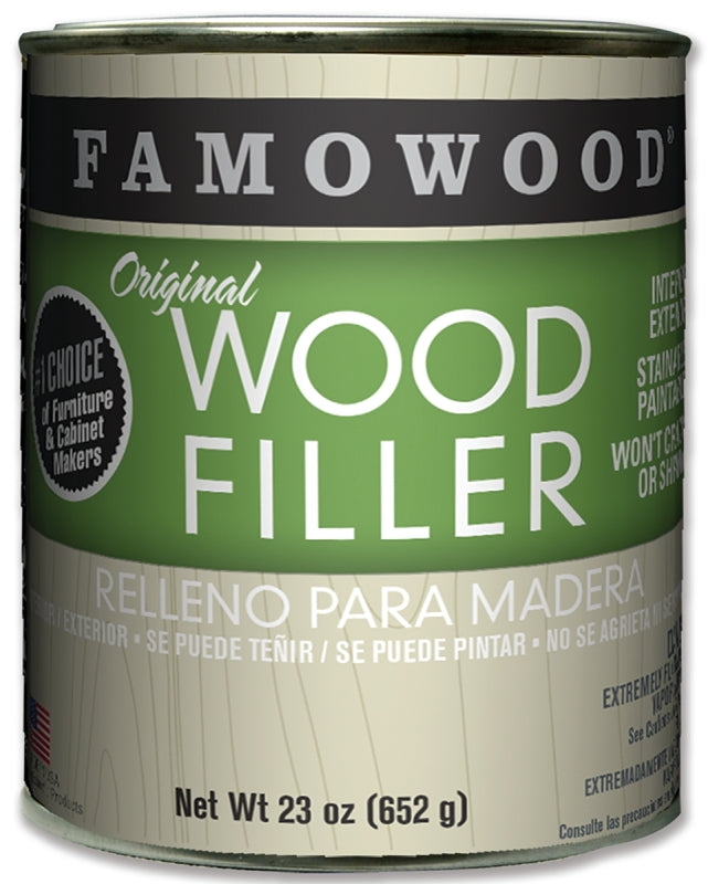 ECLECTIC 36021102 Wood Filler, Liquid, Paste, Ash, 24 oz Can