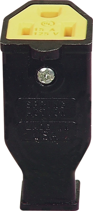 SA993 BLK GROUNDED CONNECTOR