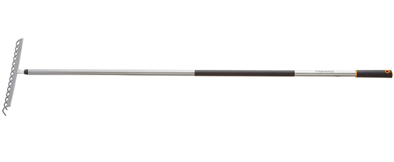 Fiskars 335510-1001 Garden Rake, 14-Tine, Steel Tine