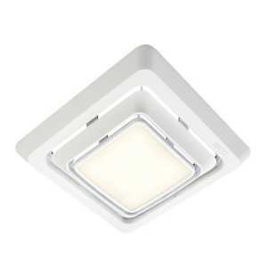 Broan FG600 Exhaust Fan Grille with LED Light, 10-1/4 in L, 9-3/4 in W, Bright White