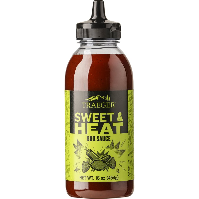 Traeger SAU065 Sweet and Heat Spicy BBQ Marinade, Heat, Spicy, Sweet, 16 oz, Bottle