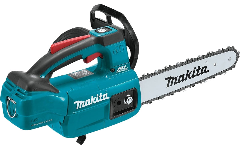 Makita XCU06Z Chainsaw, 18 V Battery, Lithium-Ion Battery, 10 in L Bar/Chain, 3/8 in Bar/Chain Pitch