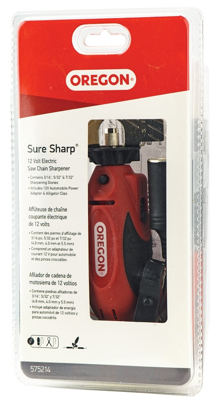 Oregon 575214 Chainsaw Sharpener, 12 V, Plastic