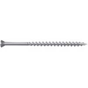 Camo 0350134S Screw, #8 Thread, 2 in L, Trim Head, Star Drive, Type 17 Slash Point, 316 Stainless Steel