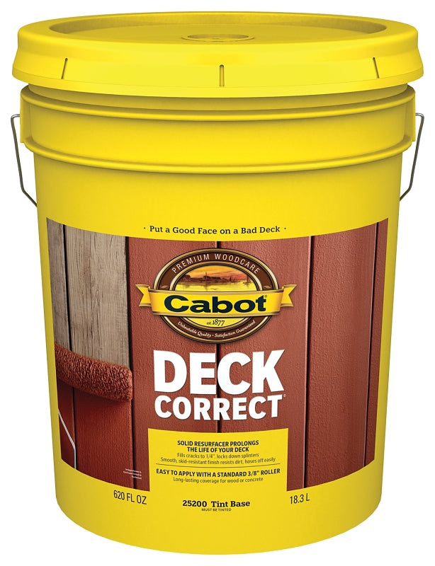 Deck Correct 140.0025200.008 Tintable Resurfacer, 5 gal