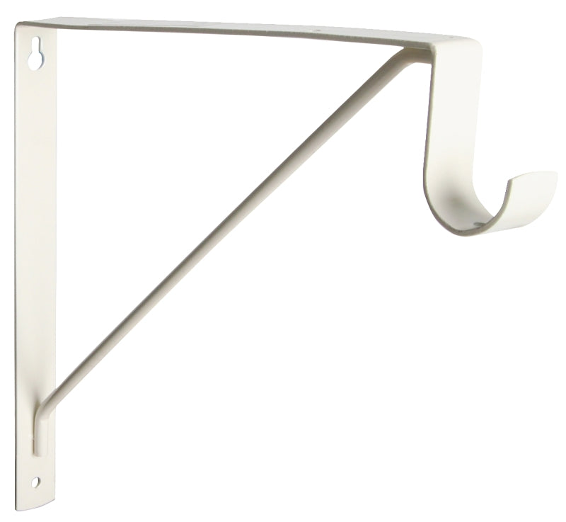 1195 WHITE ROD SHELF SUPPORT