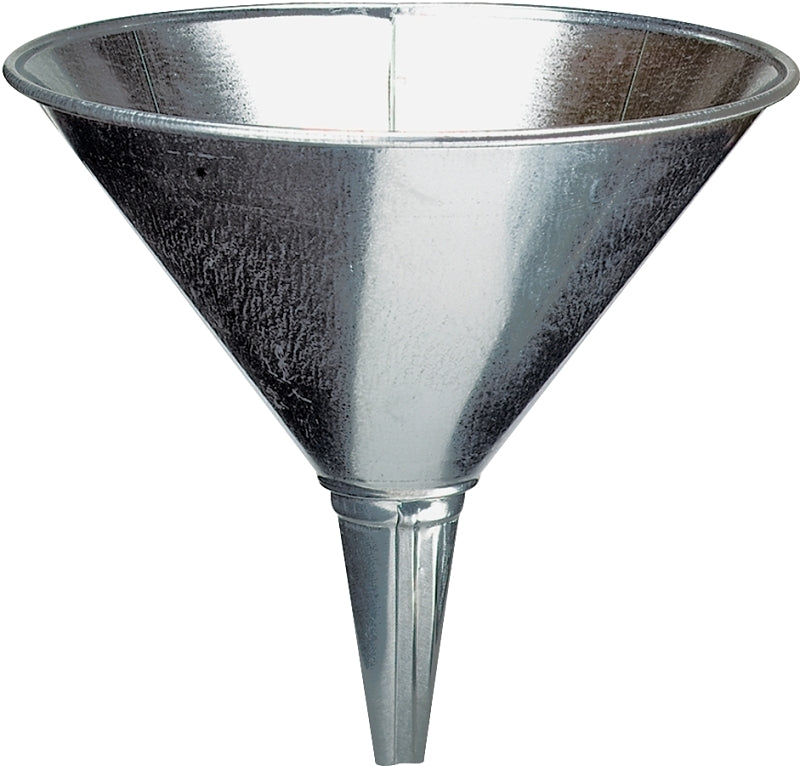 Amflo 75-003 Funnel, 2 qt Capacity, Steel, 8 in H