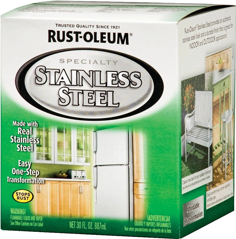 Specialty 247963 Stainless Steel Paint, 1 qt, 120 sq-ft Coverage Area